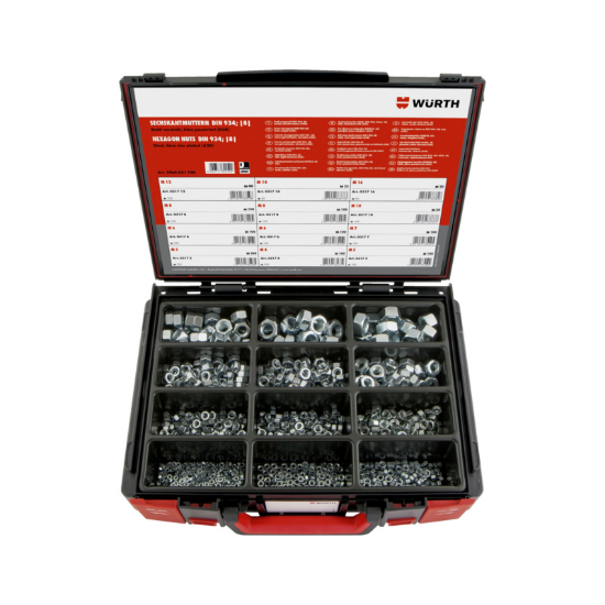 Fotografia e Set me arra me 6 kënde, DIN934, A2K, 1035 palë..