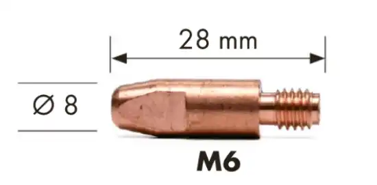 Слика на MB25 контактна проводница - дизна