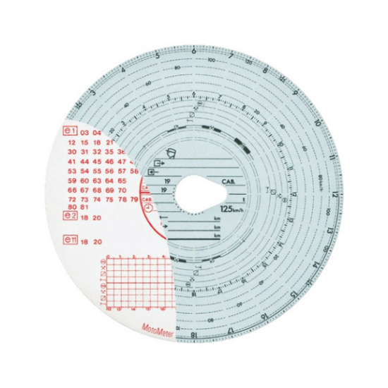 Слика на Тахографска лента авт./елек. 125 km/h-24/2 EC 4B