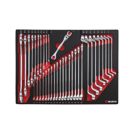 Слика на  Сет комбинирани клучеви Zebra во неопрен 8.4.1-36 пар 