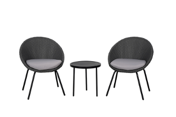 Fotografia e Set me bastun prej palme kacavjerrëse, 3 pjesë, me litar.