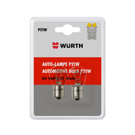 Слика на Сијалица P21W - 24V 21W - BA15S, Blister 2 пар.