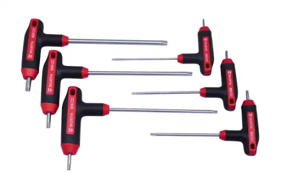 Слика на Red Stripe Сет T-одвртувач TORX, 10-40/7KOM