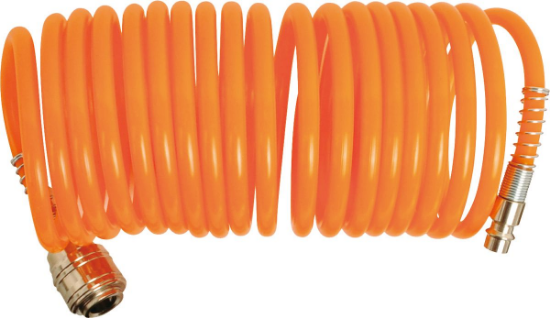 Fotografia e Zorrë spirale për ajër, me lidhës, 5m.