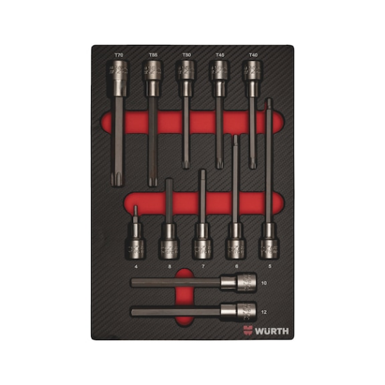 Слика на  Сет долги насадни клуч. Zebra во неопрен 1/2 12пар