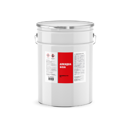 Слика на Алкидна боја - Антрацит RAL 7016 20кг