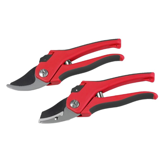 Fotografia e Сет градинарски ножици со наковална.