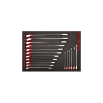 Fotografia e Количка со алат Red Stripe PLUS 4.8- 242 пар..
