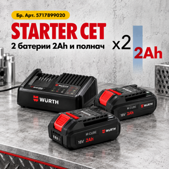 Слика на Полнач 18V F + 2x2Ah