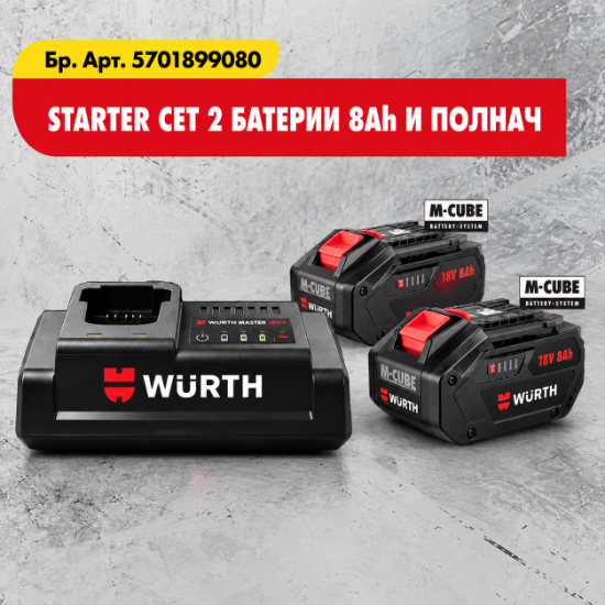 Слика на M-Cube Полнач 18V F + 2x8Ah