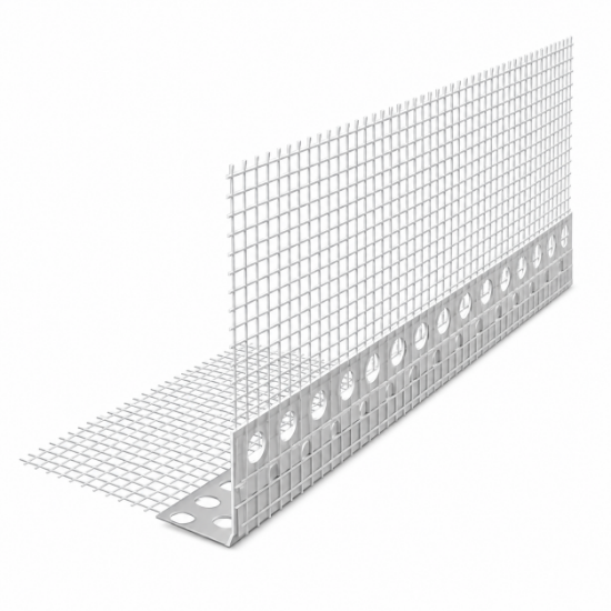 Слика на ПВЦ аголен профил со мрежа 10x10x2,5m, 145g